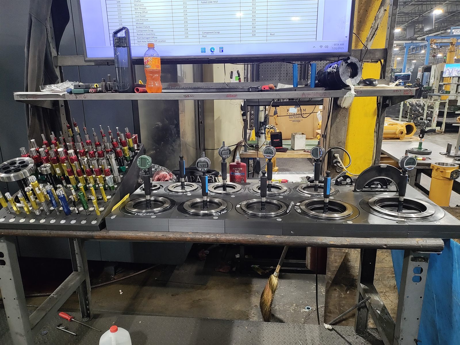 Organized gauge storage with custom holders